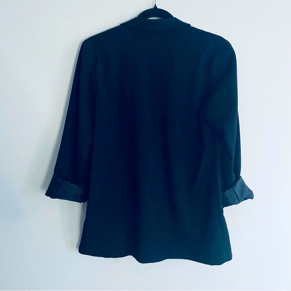 H&M Divided Women's Black Blazer Suit Jacket Size 10 - Picture 5 of 9